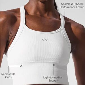 Alo Seamless Ribbed Bra Tank